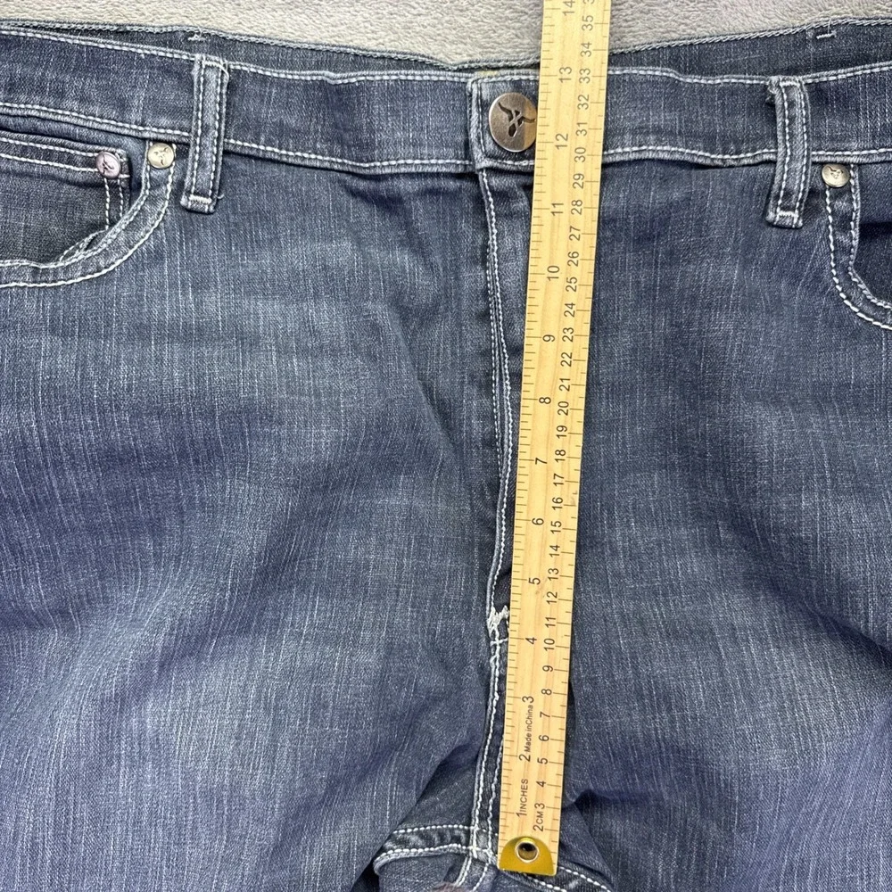 Wrangler 20X No. 42 Mens Blue Medium Wash Bootcut Jeans 1042MWXGG 42x32